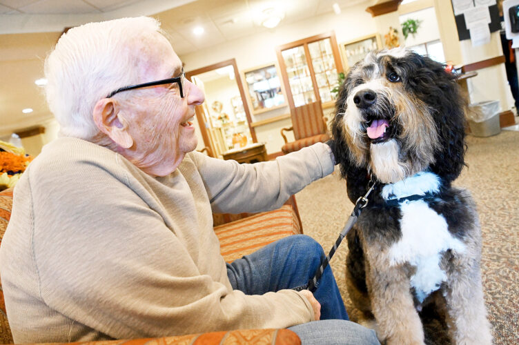 The best medicine PawZone therapy dogs spread joy during visits to